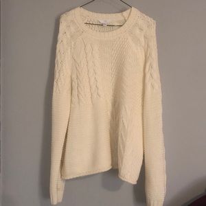 Cream sweater